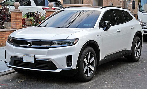 Honda Prologue SUV ไฟฟ้าสีขาว มุมด้านหน้า