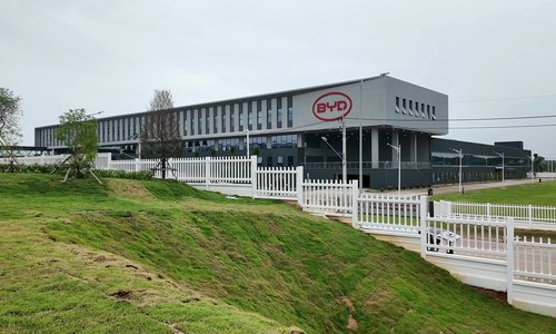 อาคารโรงงาน BYD Auto (Thailand) ในจังหวัดระยอง