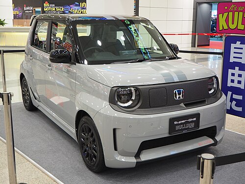 Honda Super-One สีเทาพร้อมชุดแต่ง Bulldog จัดแสดงในงาน Big Motor Sale 2026 ที่กรุงเทพฯ